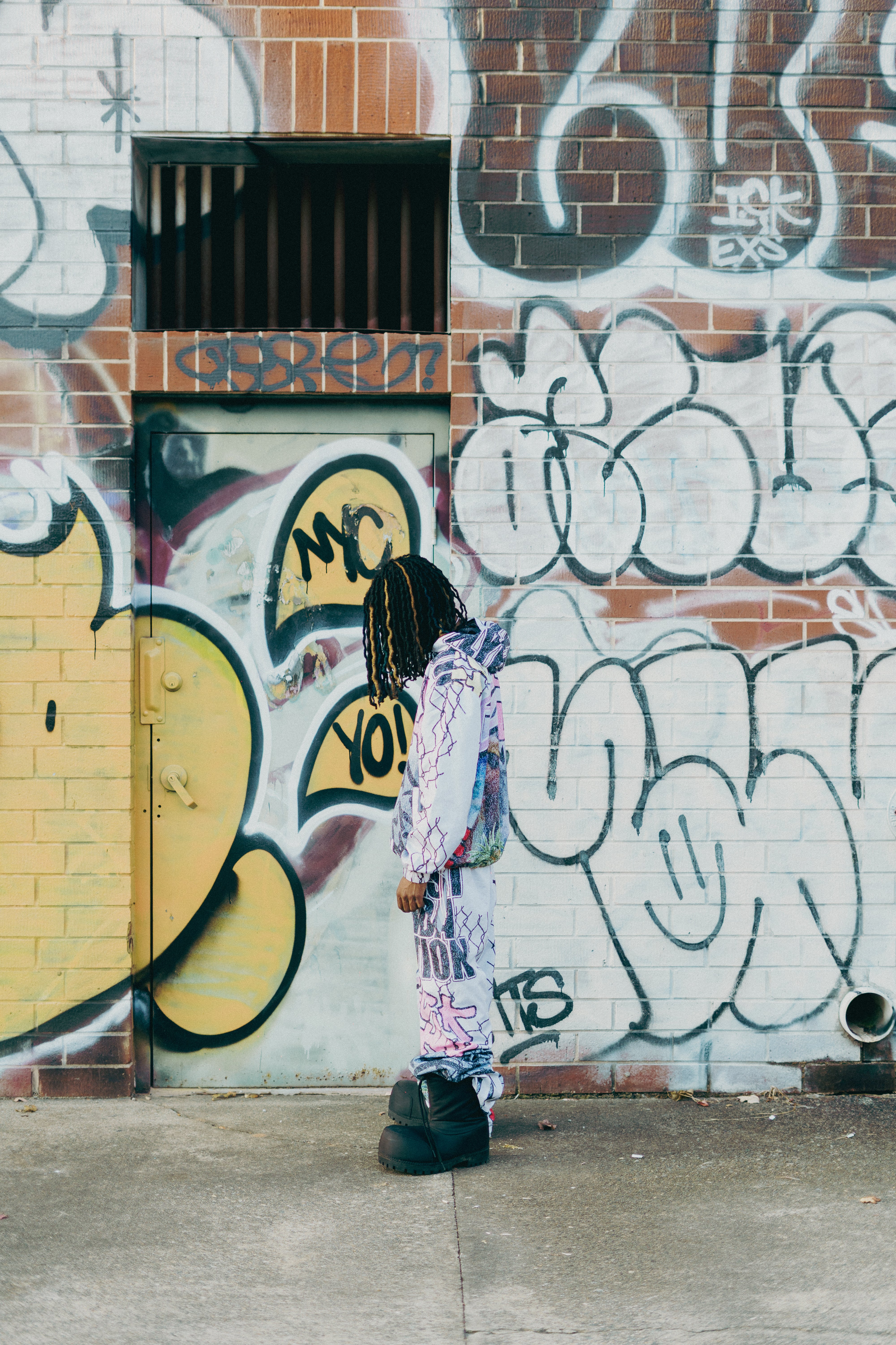 "Graffiti" Windbreaker Set