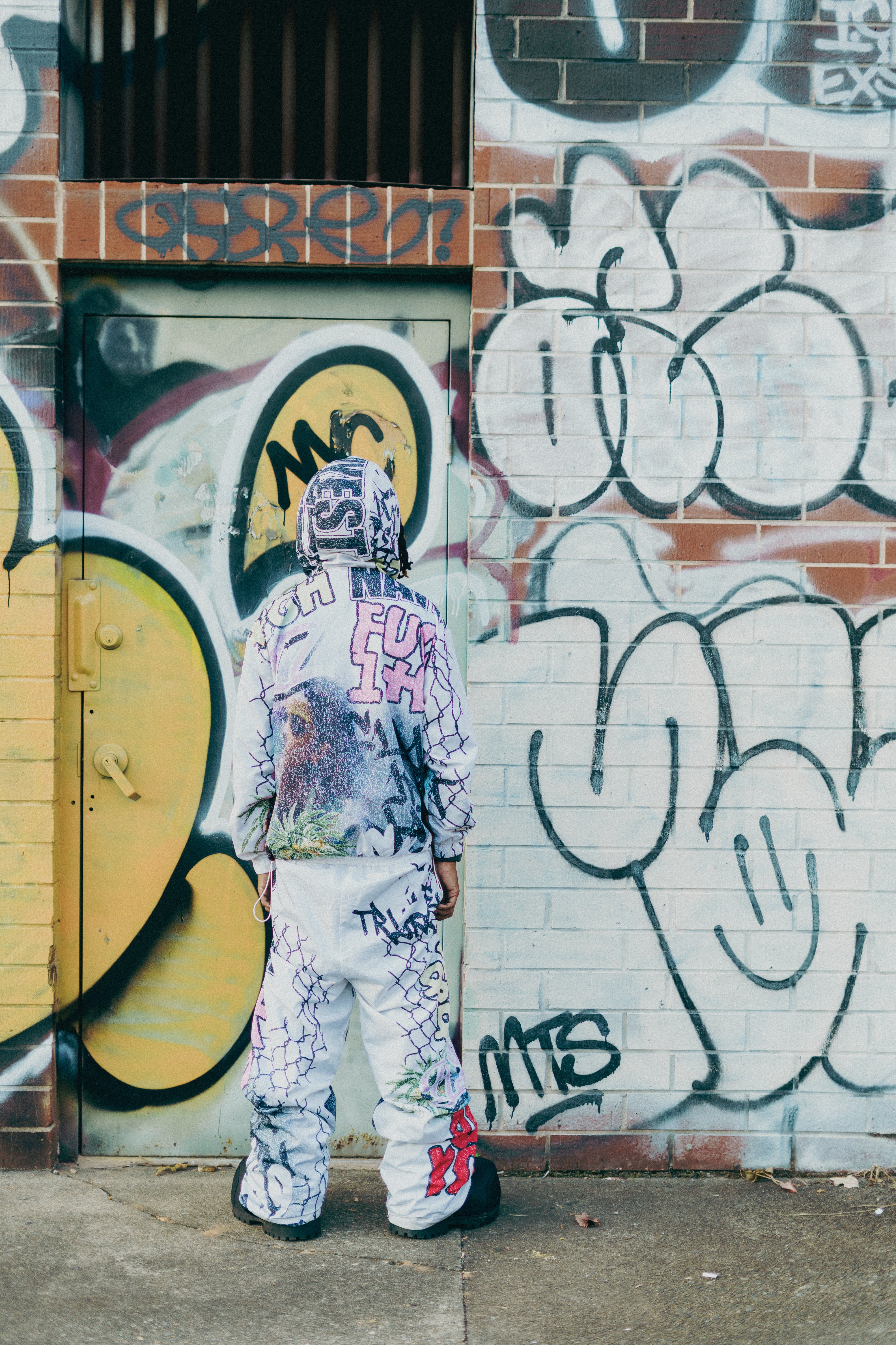 "Graffiti" Windbreaker Set