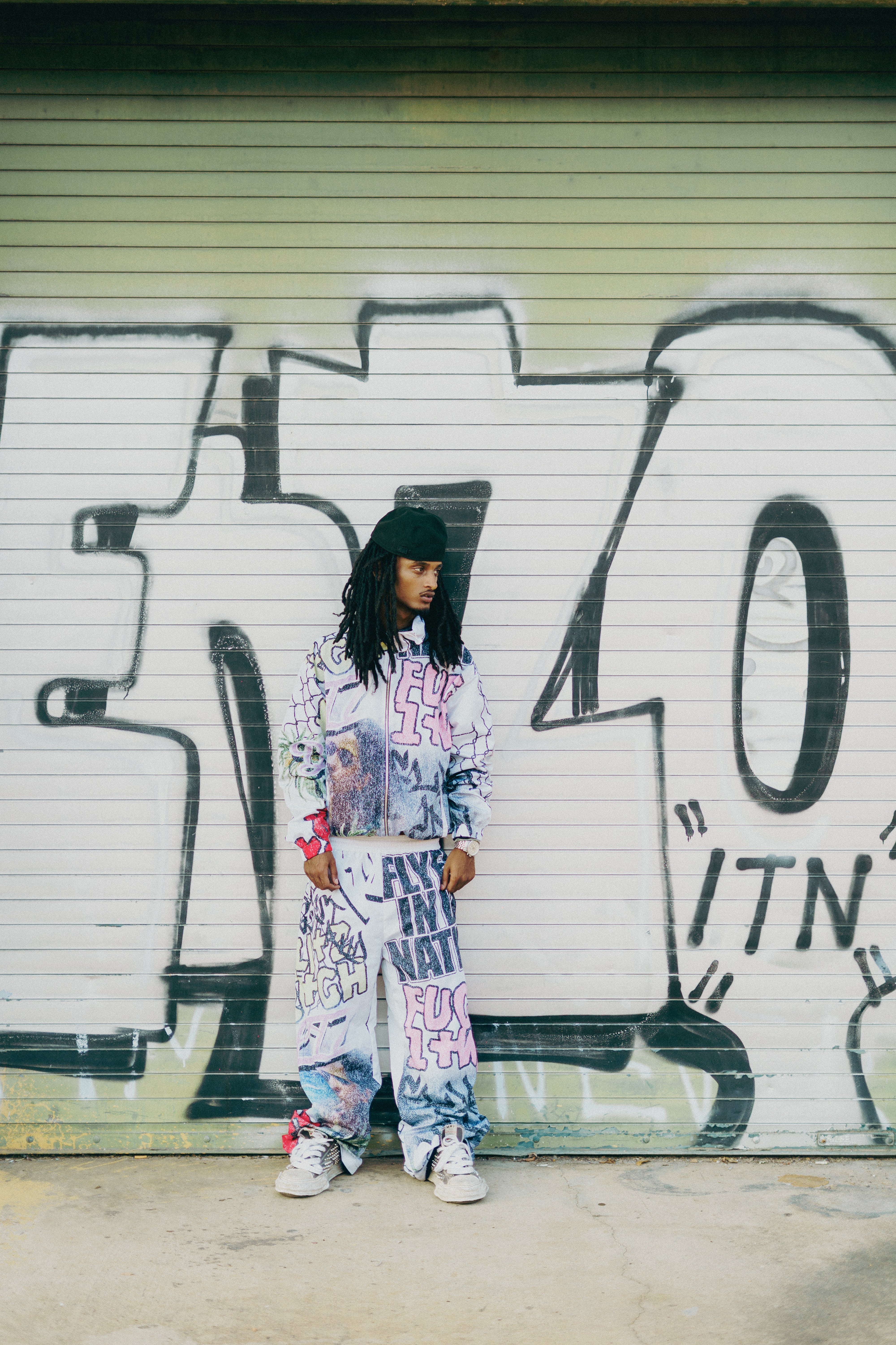 "Graffiti" Windbreaker Set