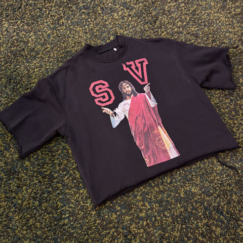 Saint Vanity Cropped Crewneck